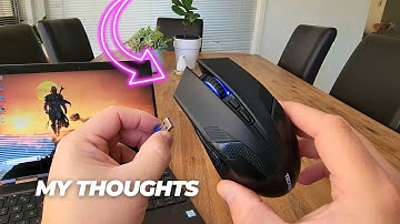 TECKNET WM289 - Wireless Mouse, USB Cordless with 8 Buttons, Ergonomic Design with 5 Adjustable DPI