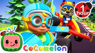 Go Kart Race  Fantasy Animals | CoComelon  Animal Time | Nursery Rhymes for Babies