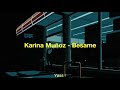 Karina muoz  besame  letra