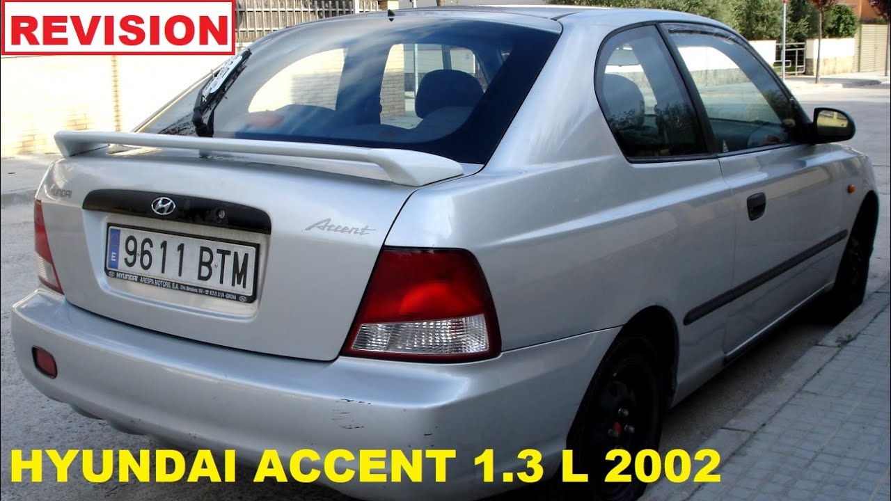Hyundai Accent 1.3 L 12v 3p 2002. Analisis y su mantenimiento - YouTube