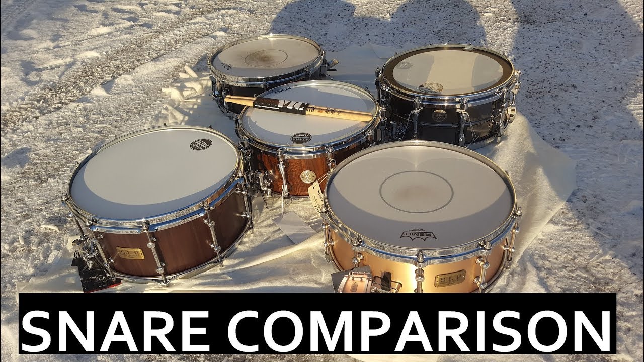 Comparing 5 Tama Snares!