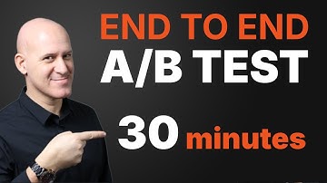 Watch Me Set Up a Real A/B Test From Insight to Tracking (All Free Tools)