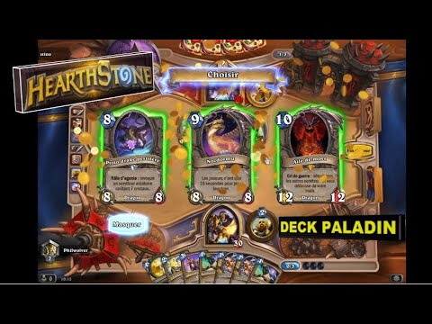 Démonstration de combats avec le deck Paladin dans Hearthstone !