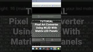 wled pixel art converter. matrix panels wled 14 15