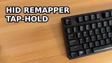 HID Remapper: tap-hold