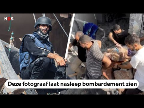 Fotograaf Motaz doet verslag uit Gaza: 'die man is zijn hele gezin kwijt'