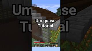 Um quase #tutorial 😉 #minecraft #minecraftshorts #minecraftbuilding #minecraftsurvival nerd #geek