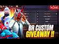 BR CUSTUM GIVEWAY ON LIVE|GO FOR 1K 🔥#nonstopgaming #freefirelive #freefiremax #freefire #naxscringe