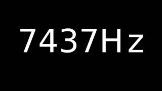Speaker Sound Test 7437Hz