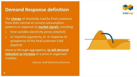 Intro to Demand Response (1 on 2) - FLEXCoop