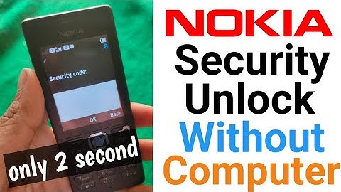 How to open Nokia Mobile Security Code | Unlock Nokia Keypad Security Code | By Trickeramit