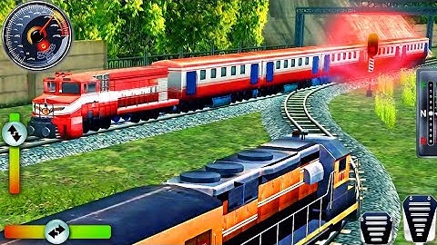 Train Racing Games 3D 2 Player (New Train Unlock) - Railway Station Train - Android GamePlay #5