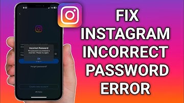 How to Fix Instagram Incorrect Password Error on iPhone | Instagram Says Wrong Password? Do This NOW