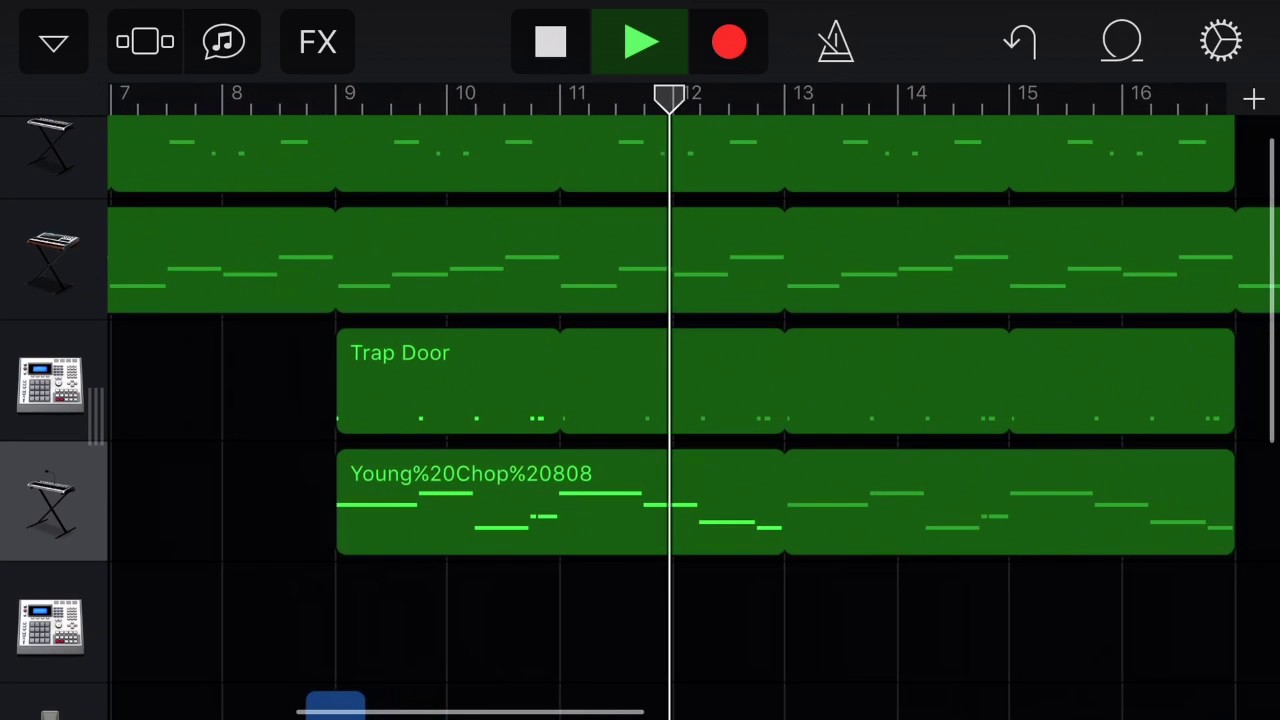 how to make trap beats on garageband