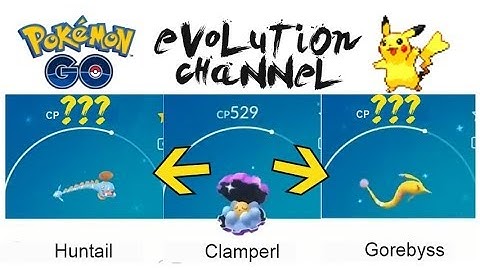 Shiny Clamperl Evolution to Gorebyss & Huntail