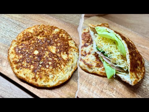Nie masz piekarnika? Zrób ten chlebek LOW CARB na patelni