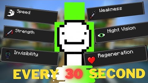 Minecraft,But Every 30 Second You Get RANDOM POTION EFFECT