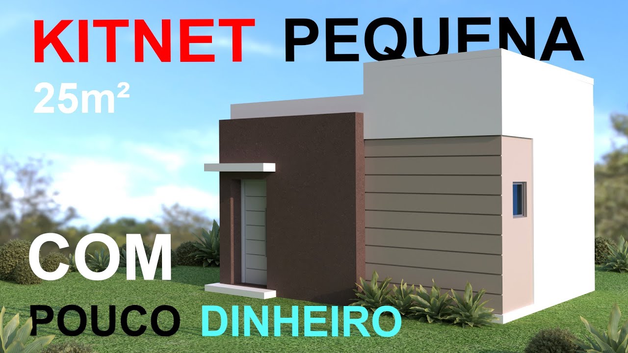 Como Fazer Kitnet Pequena com Pouco Dinheiro - YouTube