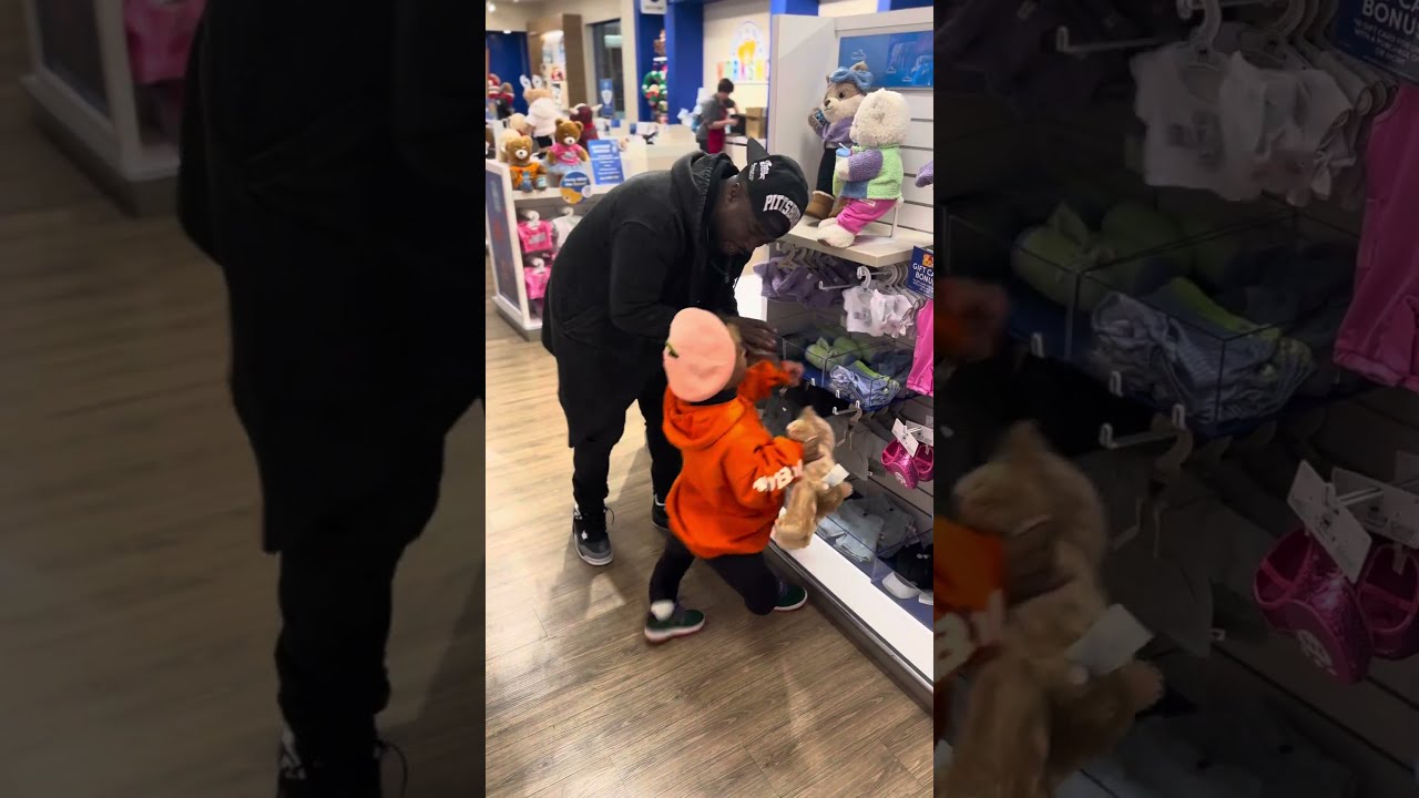 TAKING KIDS TO BUILD A BEAR WORKSHOP Reels Babyt Shorts
