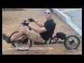 DIY Fast FWD Recumbent Full Suspension ebike #2of2  FINISHED
