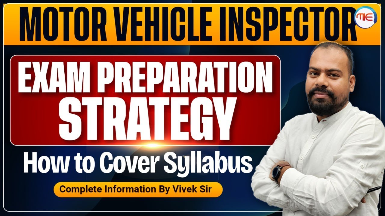 Motor Vehicle Inspector (MVI) Exam Strategy: How to Cover the Full Syllabus | Strategy & Syllabus.