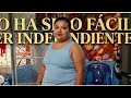 CINDY DISE QUE NO ASIDO FACIL SER INDEPENDIENTE Y LOGRAR SUS METAS