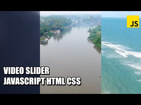 Video Slider JavaScript HTML CSS | How to make slider with videos?