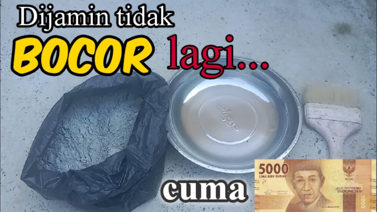 CARA MENAMBAL KOLAM BOCOR