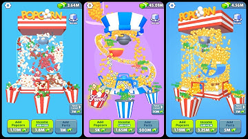 Popcorn Factory Pop Mobile Game | Gameplay Android