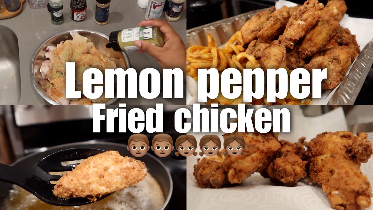 Приготовление ужина для 5 детей от матери-одиночки | Жареный цыпленок с лимоном и перцем #готовка