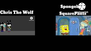 Not Stay There Silly Chris The Wolf Vs Spongebob Squarepant Comparison