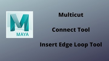 How to use multicut & connect tool in maya