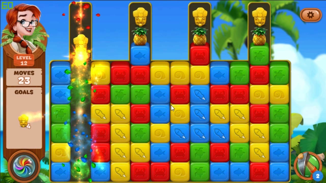 Lost Island Blast Adventure level 12