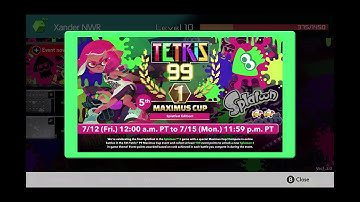 Tetris 99 - Splatoon 2 Event (Switch) Footage 2