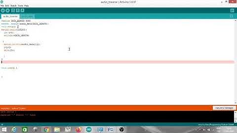 Plotting audio signal on Arduino