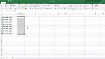 70 Chèn dòng trống xen kẽ giữa các dòng dữ liệu trong Excel