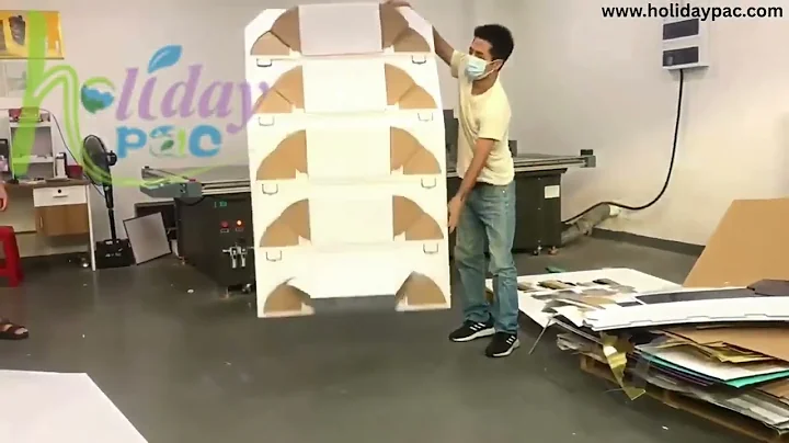 One-Piece 5-Layer Cardboard Display Stand | Durable, Easy to Set Up & Fully Customizable