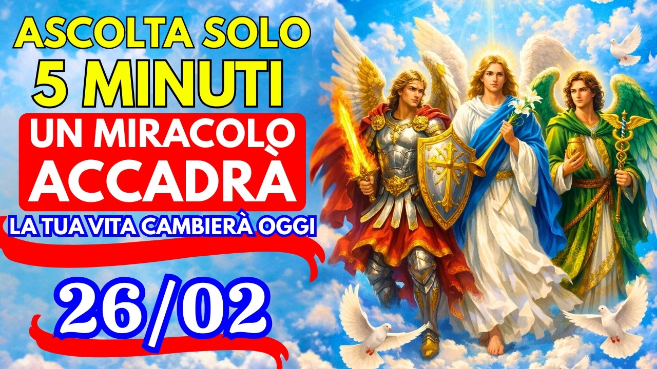 Inizia la Giornata Blindata: Ascolta la Protezione dei 3 Arcangeli e Nulla ti Colpirà!