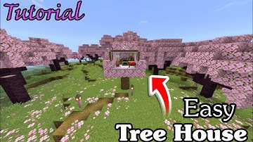 The Easiest Treehouse Tutorial in Minecraft
