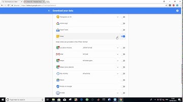 How To : download all of your Google data