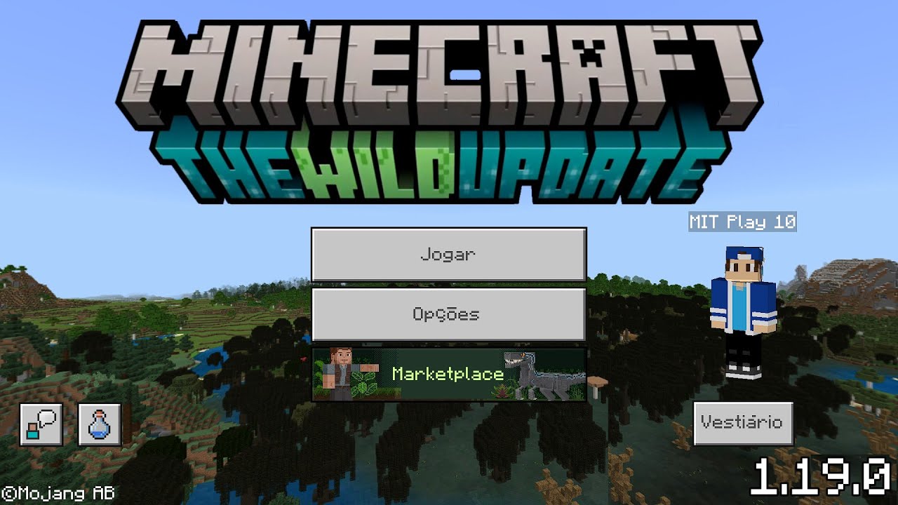 SAIU! ATUALIZAÇÃO 1.19 THE WILD UPDATE DO MINECRAFT PE!! 