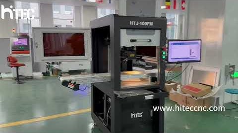 CE standard 100w fiber laser marking machine with CCD visual positioning system metal parts batch