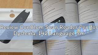 Review ConBlom Scan Reader Pen for Dyslexia, 142 Language Smart Translation Pen Translator for Elder Update