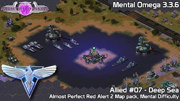 C&C Mental Omega 3.3.6 - Almost Perfect RA2 Map pack - A07 Deep Sea on Mental Difficulty (US choice)