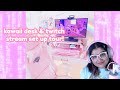 ♡ my cute PINK stream/gaming setup! ♡