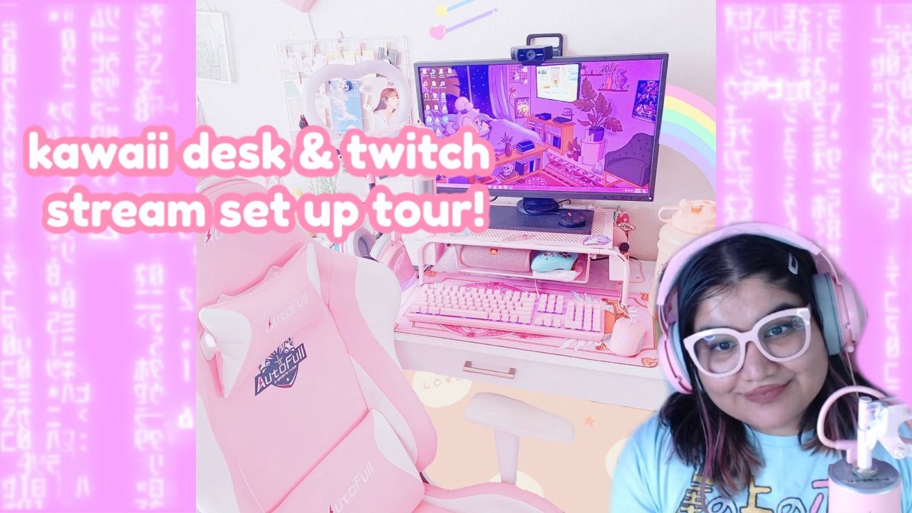 ♡ My Cute Pink Stream/Gaming Setup! ♡ - Youtube