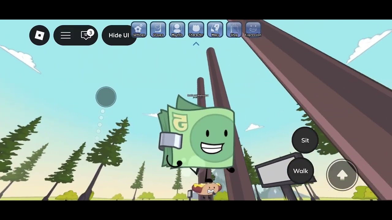 I recreated bfdie in Roblox (the game name is shown in another vid