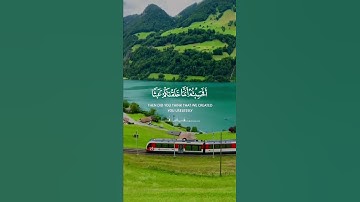 أفحسبتم أنما خلقناكم عبثا وأنكم إلينا لا ترجعون | سورة المؤمنون | القارئ أحمد النفيس