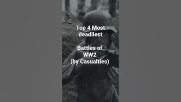 Thumbnail of top 4 Most deadliest battles of WW2 song : After Dark #shorts #educational #history #old