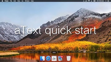 aText Quick Start
